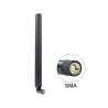 Delock LTE Antenne SMA Stecker 0,1 - 4,5 dBi omnidirektional mit Kippgelenk schwarz
