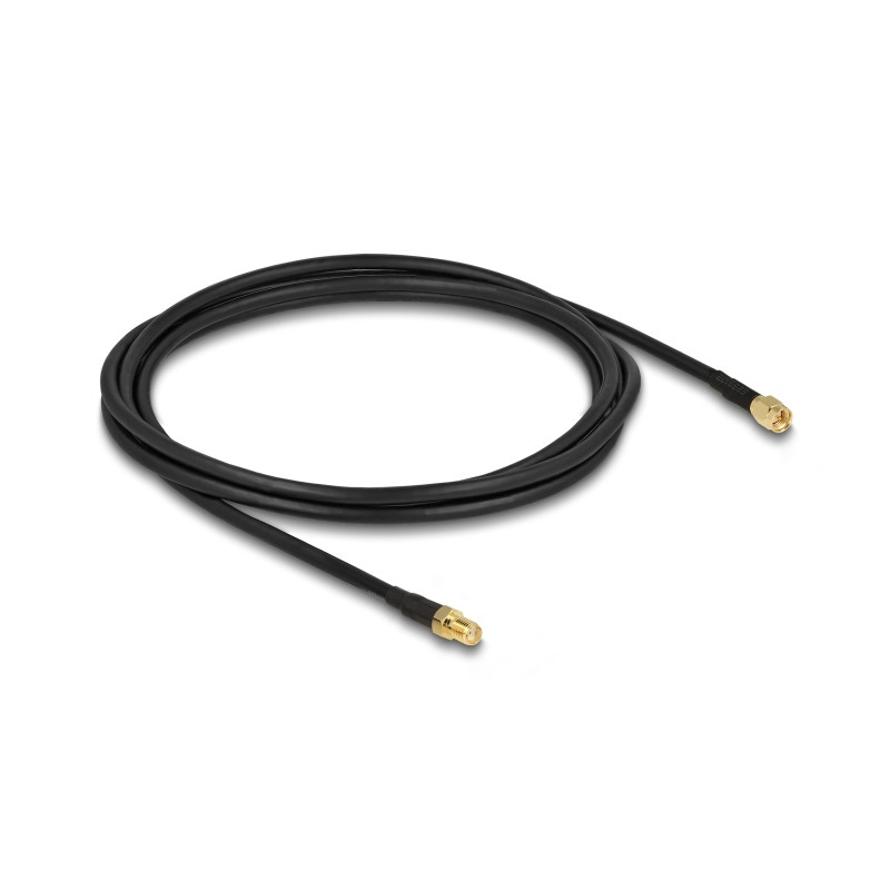 Delock Antennenkabel SMA Stecker - SMA Buchse CFD/RF200 2 m low loss