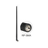 Delock WLAN 802.11 b/g/n Antenne RP-SMA Stecker 9 dBi omnidirektional mit Kippgelenk schwarz