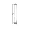 Delock GSM / UMTS Antenne N Stecker 2,5 dBi omnidirektional starr outdoor weiß