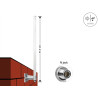 Delock WLAN 802.11 b/g/n Antenne N Buchse 8 dBI omnidirektional starr grau outdoor