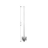 Delock WLAN 802.11 b/g/n Antenne N Buchse 8 dBI omnidirektional starr grau outdoor