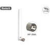 Delock WLAN 802.11 ac/a/b/g/n Antenne RP-SMA Stecker 2 - 5 dBi omnidirektional mit Kippgelenk weiß