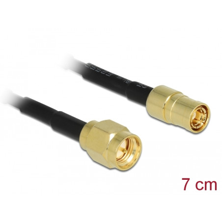Delock Antennenkabel SMA Stecker - SMB Stecker 70 mm