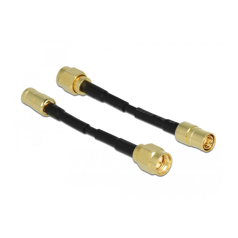 Delock Antennenkabel SMA Stecker - SMB Stecker 70 mm