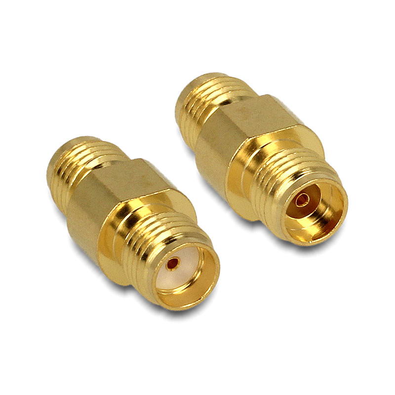 Delock Adapter SMA Buchse - SMA Buchse
