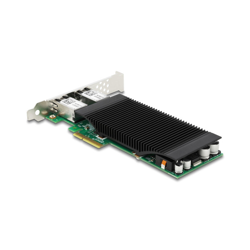 Delock PCI Express x4 Netzwerkkarte Gigabit LAN 2 x RJ45 mit PoE+ i350