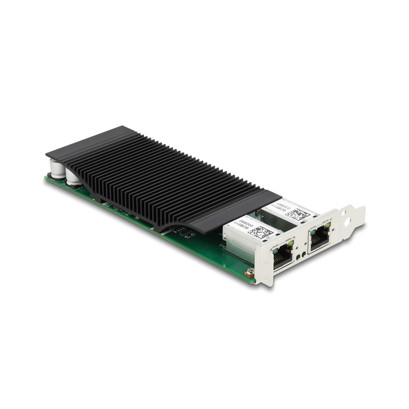 Delock PCI Express x4 Netzwerkkarte Gigabit LAN 2 x RJ45 mit PoE+ i350