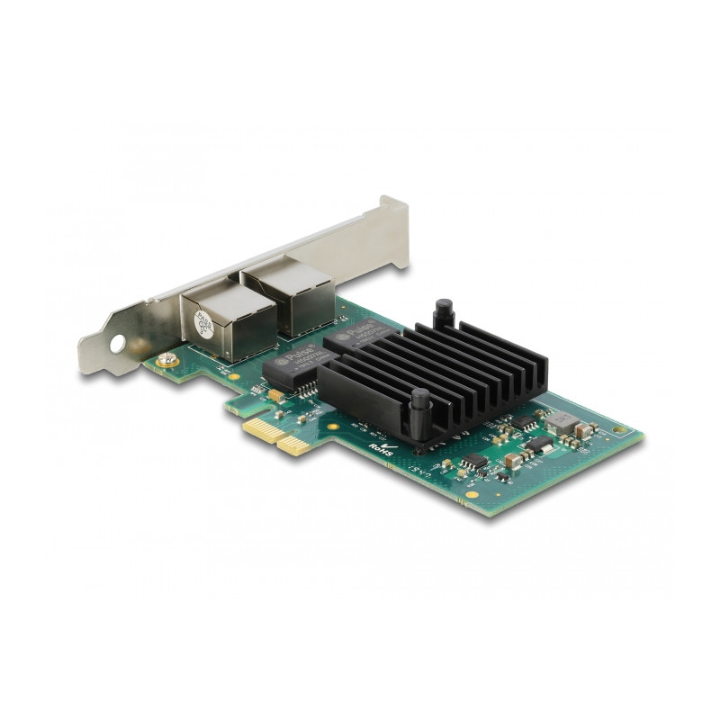 Delock PCI Express x1 Netzwerkkarte Gigabit LAN 2 x RJ45 i350