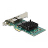 Delock PCI Express x1 Netzwerkkarte Gigabit LAN 2 x RJ45 i350