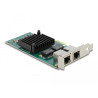 Delock PCI Express x1 Netzwerkkarte Gigabit LAN 2 x RJ45 i350