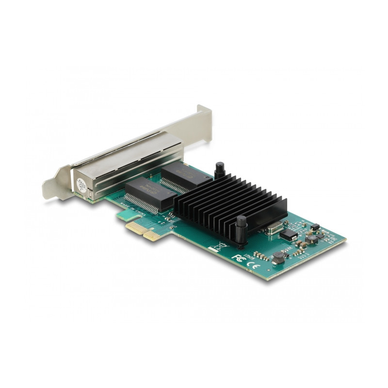 Delock PCI Express x1 Netzwerkkarte Gigabit LAN 4 x RJ45 i350