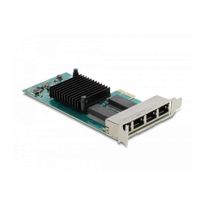 Delock PCI Express x1 Netzwerkkarte Gigabit LAN 4 x RJ45 i350