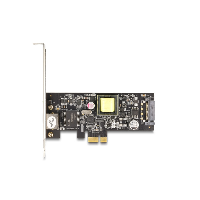 Delock PCI Express x1 Netzwerkkarte 2,5 Gigabit LAN 1 x RJ45 mit PoE+ i225
