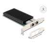 Delock PCI Express x8 Netzwerkkarte 10 Gigabit LAN 2 x RJ45 X540