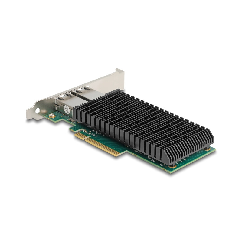 Delock PCI Express x8 Netzwerkkarte 10 Gigabit LAN 2 x RJ45 X540