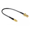 Delock Antennenkabel SMA Buchse zum Einbau - MCX Stecker 200 mm
