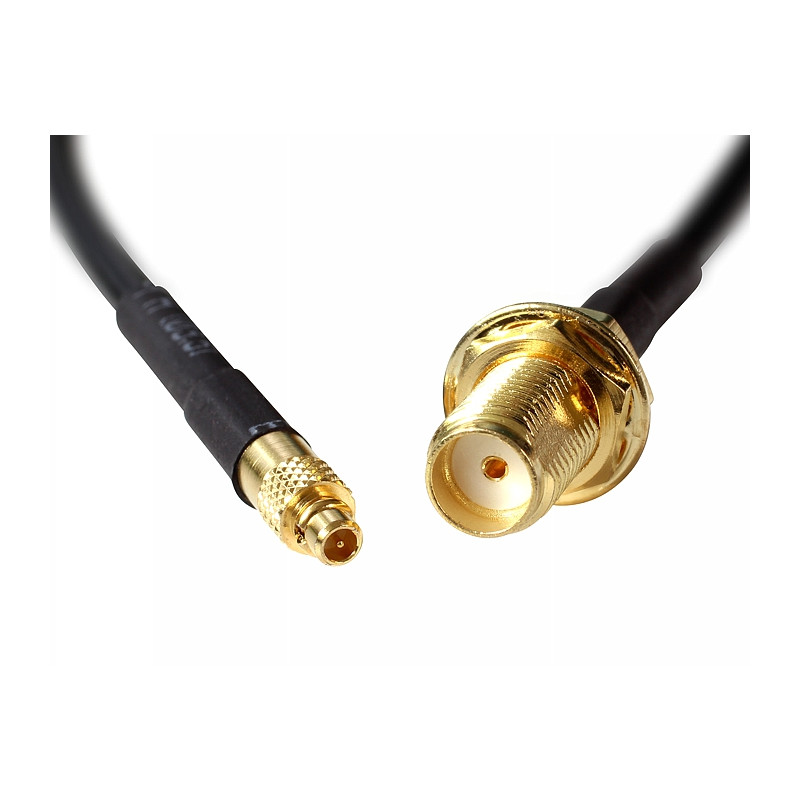 Delock Antennenkabel SMA Buchse zum Einbau zu MMCX Stecker 200 mm