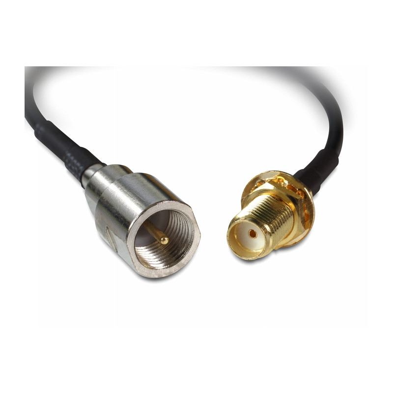 Delock Antennenkabel SMA Buchse zum Einbau - FME Stecker 200 mm