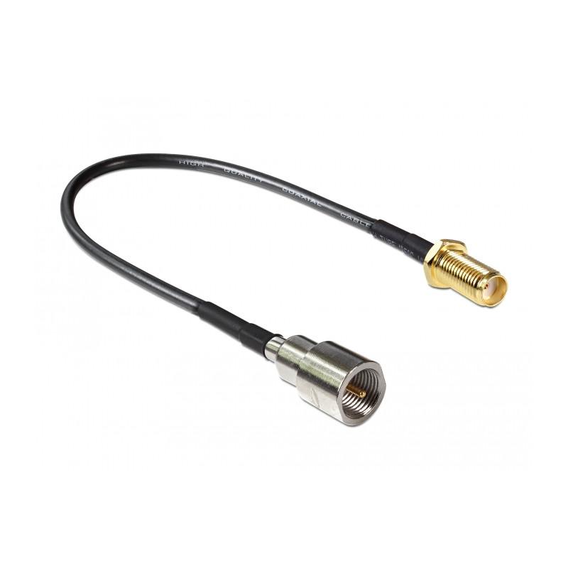 Delock Antennenkabel SMA Buchse zum Einbau - FME Stecker 200 mm