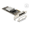 Delock PCI Express x4 Netzwerkkarte Gigabit LAN 4 x RJ45 i350