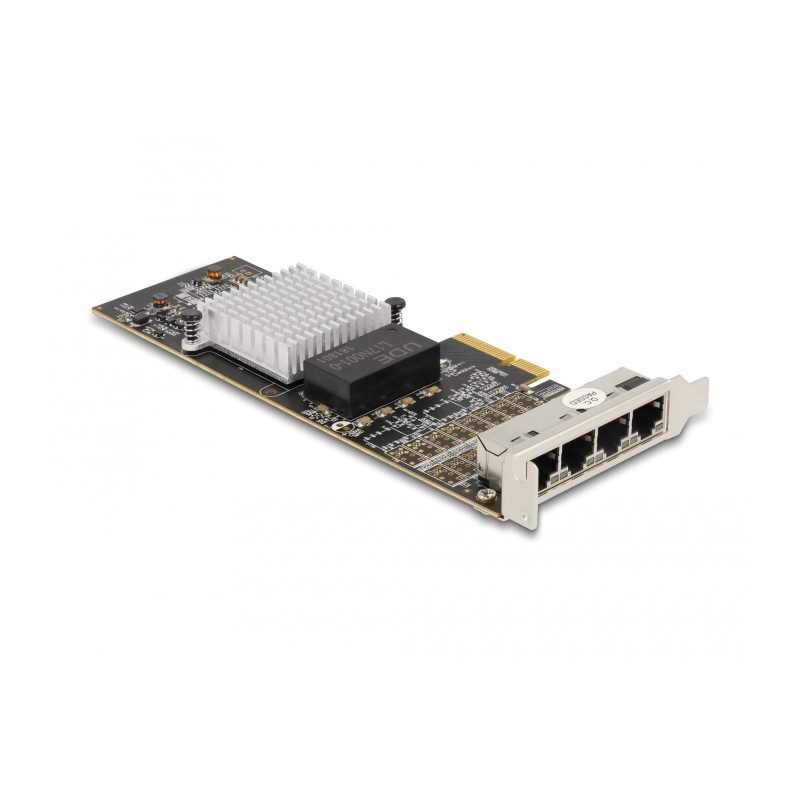 Delock PCI Express x4 Netzwerkkarte Gigabit LAN 4 x RJ45 i350