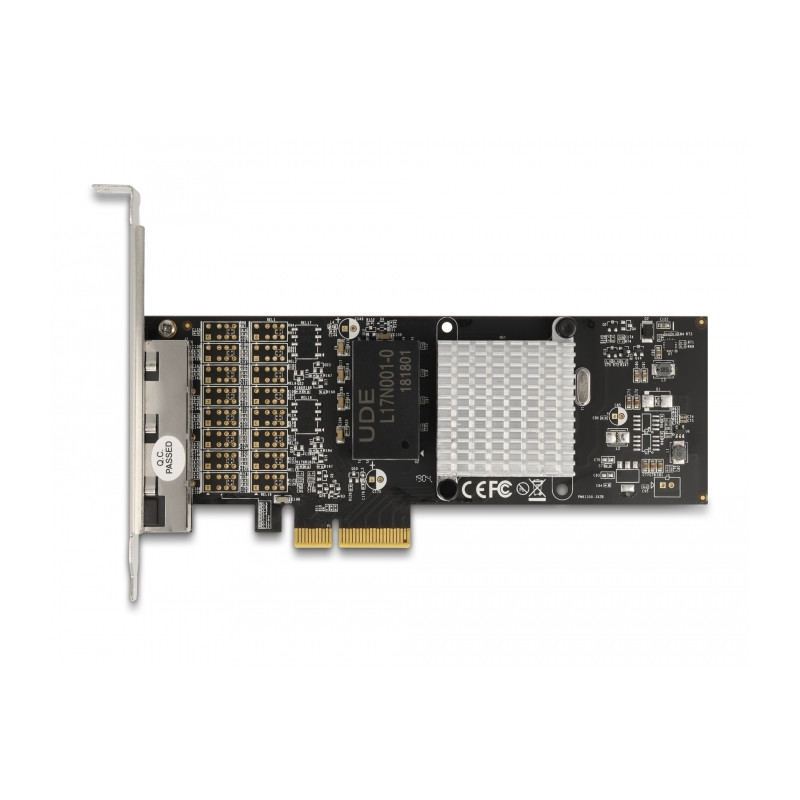 Delock PCI Express x4 Netzwerkkarte Gigabit LAN 4 x RJ45 i350
