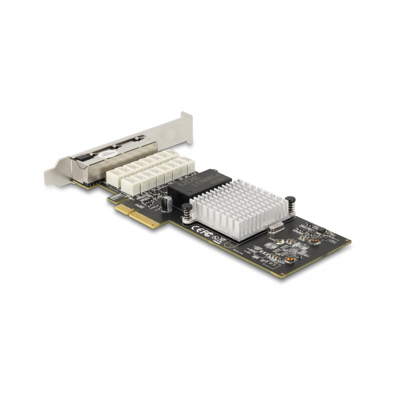 Delock PCI Express x4 Netzwerkkarte Gigabit LAN 4 x RJ45 Port Bypass i350