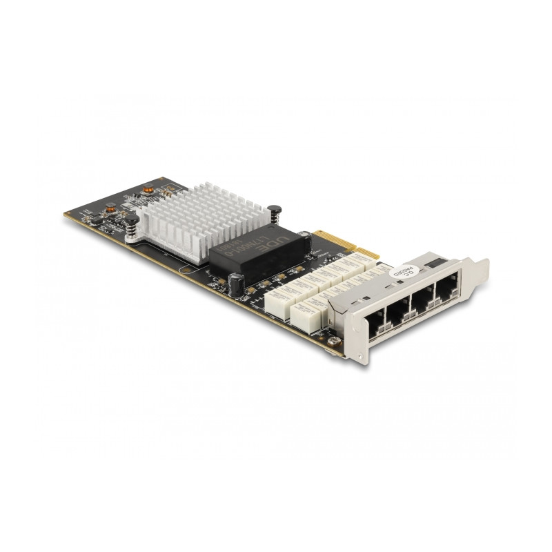 Delock PCI Express x4 Netzwerkkarte Gigabit LAN 4 x RJ45 Port Bypass i350
