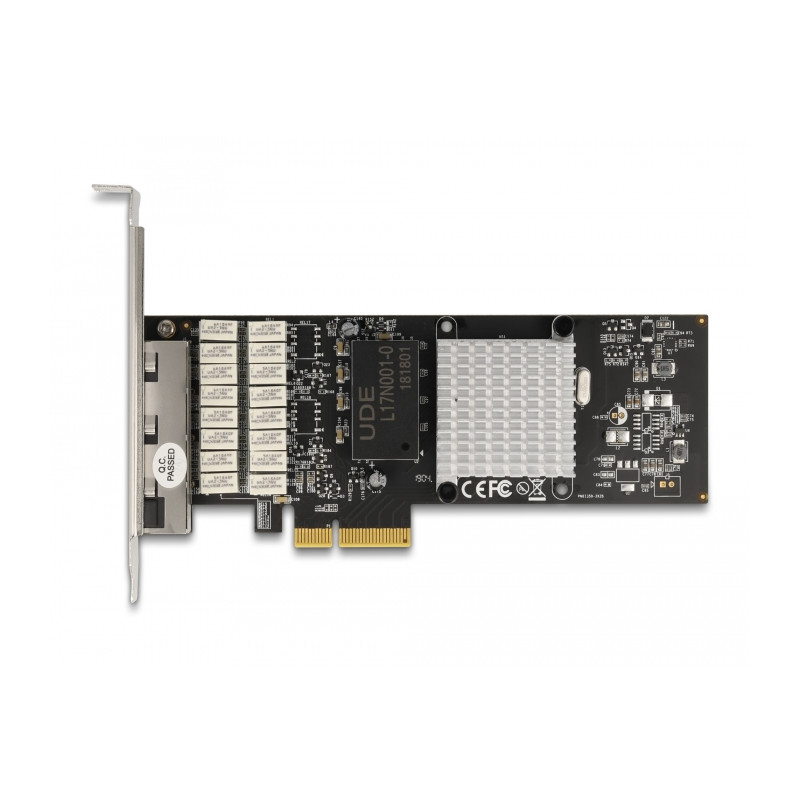 Delock PCI Express x4 Netzwerkkarte Gigabit LAN 4 x RJ45 Port Bypass i350
