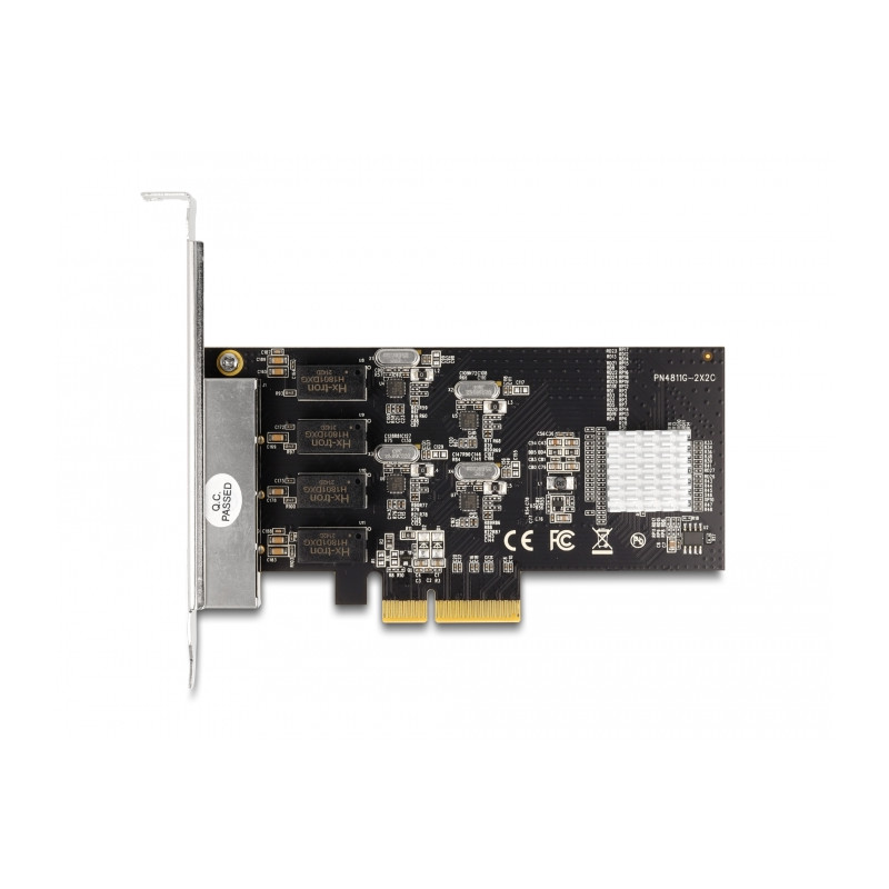 Delock PCI Express x4 Netzwerkkarte Gigabit LAN 4 x RJ45 RTL8111