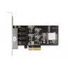 Delock PCI Express x4 Netzwerkkarte Gigabit LAN 4 x RJ45 RTL8111