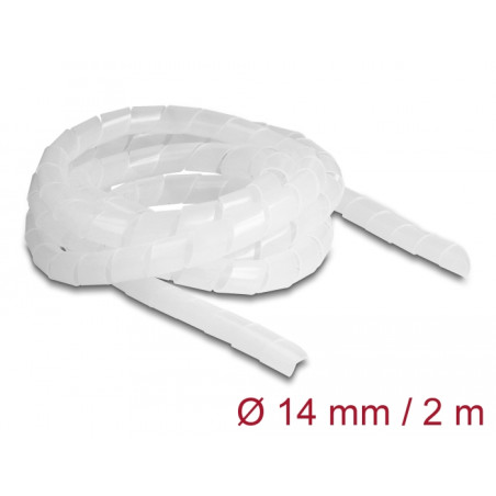 Delock Spiralschlauch flexibel 2 m x 14 mm transparent