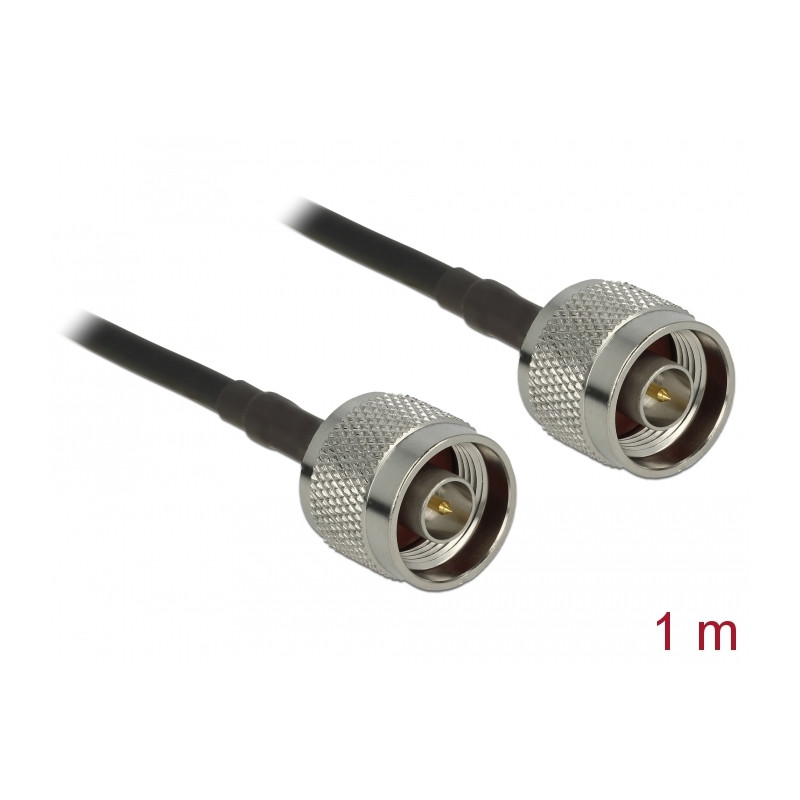 Delock Antennenkabel N Stecker - N Stecker LMR195 1 m