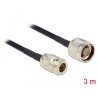 Delock Antennenkabel N Stecker - N Buchse LMR195 3 m