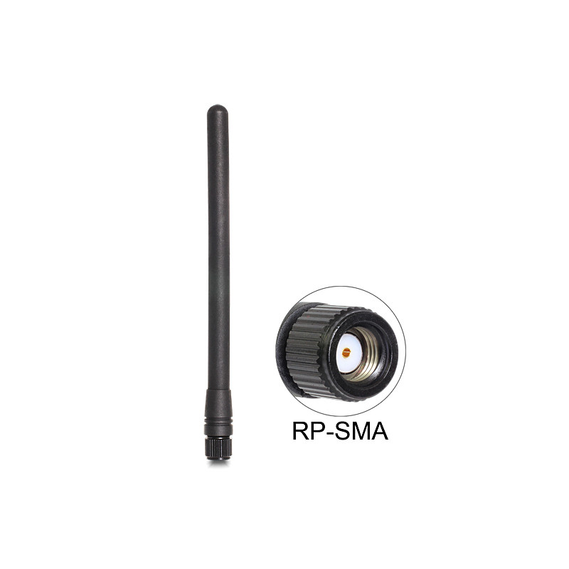 Delock ZigBee 868 MHz Antenne RP-SMA 2 dBi omnidirektional starr