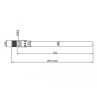 Delock ZigBee 868 MHz Antenne RP-SMA 2 dBi omnidirektional starr