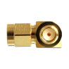 Delock SMA Stecker - SMA Stecker - SMA Buchse T-Stück