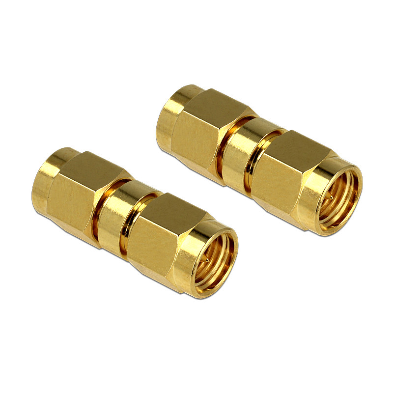 Delock Adapter SMA Stecker zu SMA Stecker