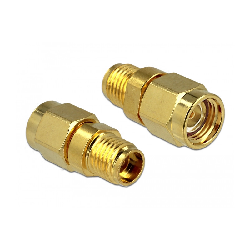 Delock Adapter RP-SMA Stecker - SMA Buchse