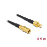 Delock Antennenkabel SMB Stecker - SMB Buchse RG-174 0,5 m