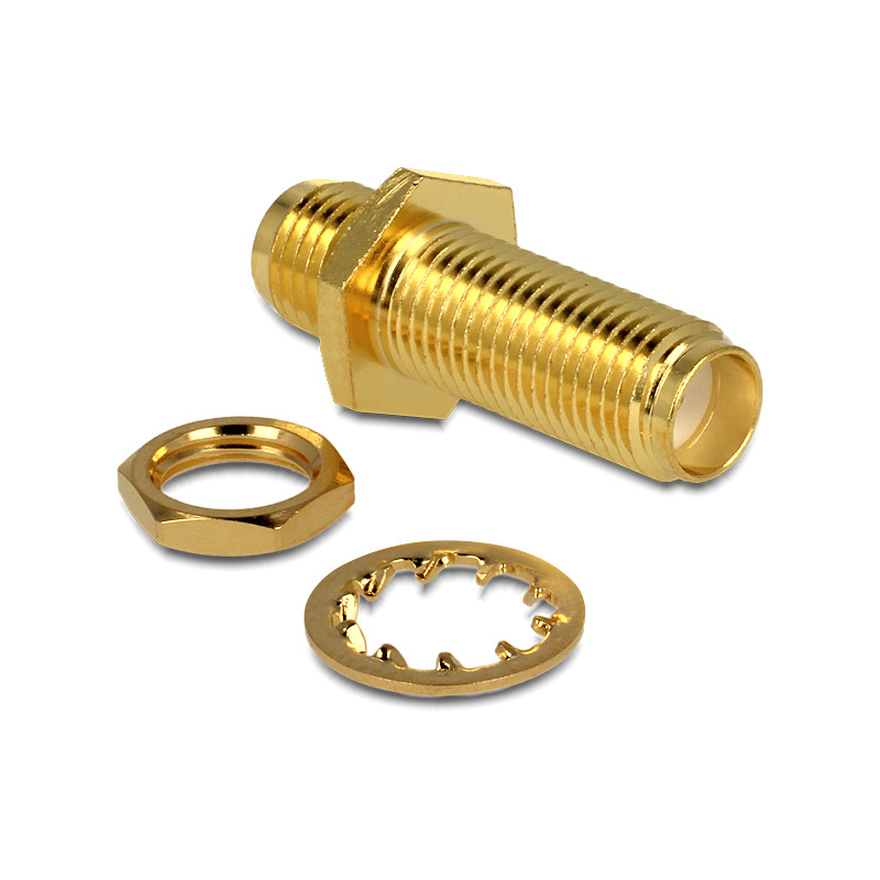 Delock Adapter SMA Buchse - SMA Buchse