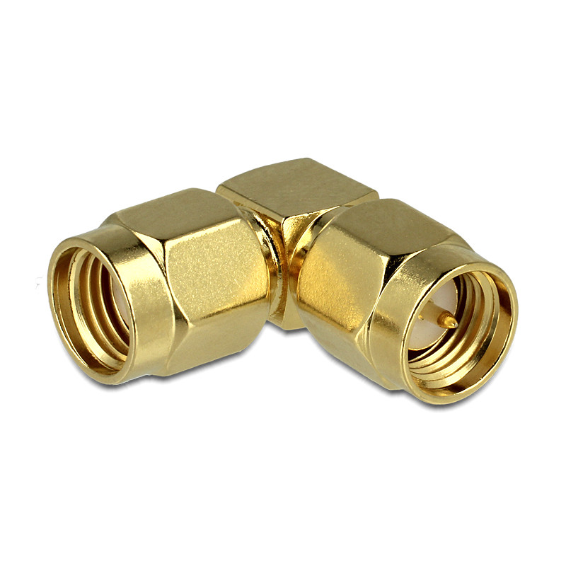 Delock Adapter RP-SMA Stecker - SMA Stecker 90°