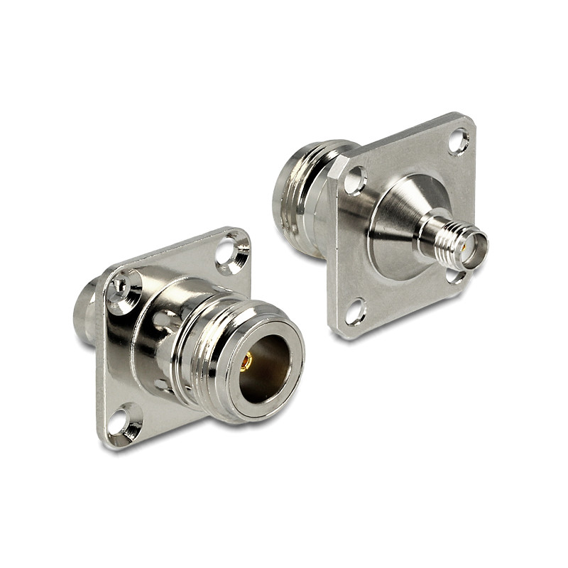 Delock Adapter N Buchse - SMA Buchse zum Einbau