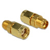 Delock Adapter RP-SMA Stecker Sondergewinde metrisch - RP-SMA Buchse