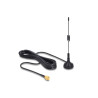 Delock ISM 433 MHz Antenne SMA 3 dBi omnidirektional starr mit magnetischem Standfuß schwarz