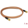 Delock Antennenkabel SMA Stecker - SMA Stecker RG-142 1 m low loss