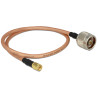 Delock Antennenkabel N Stecker - SMA Stecker RG-142 400 mm low loss