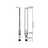 Delock WLAN 802.11 ac/a/h/b/g/n Antenne RP-SMA Stecker 5 - 7 dBi omnidirektional mit Kippgelenk schwarz