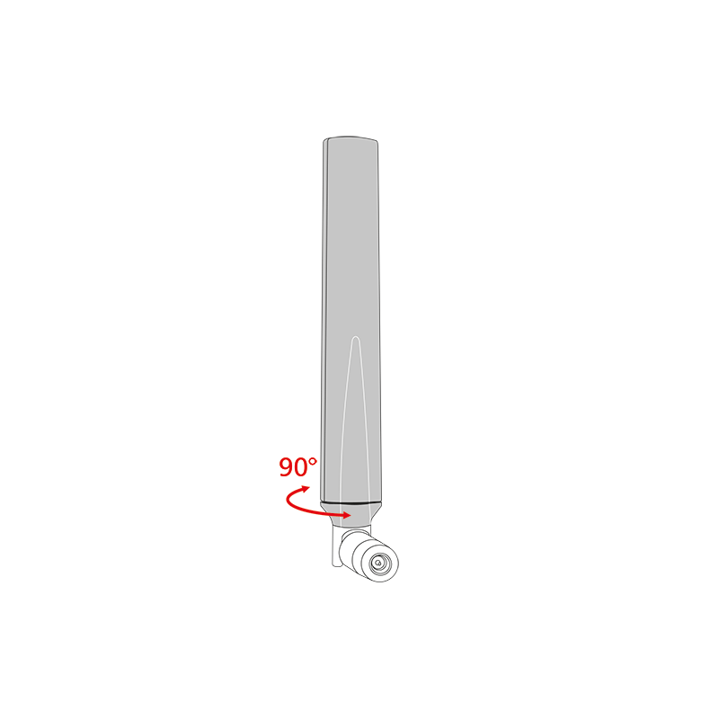 Delock WLAN 802.11 ac/a/h/b/g/n Antenne RP-SMA Stecker 5 - 7 dBi omnidirektional drehbar mit Kippgelenk schwarz